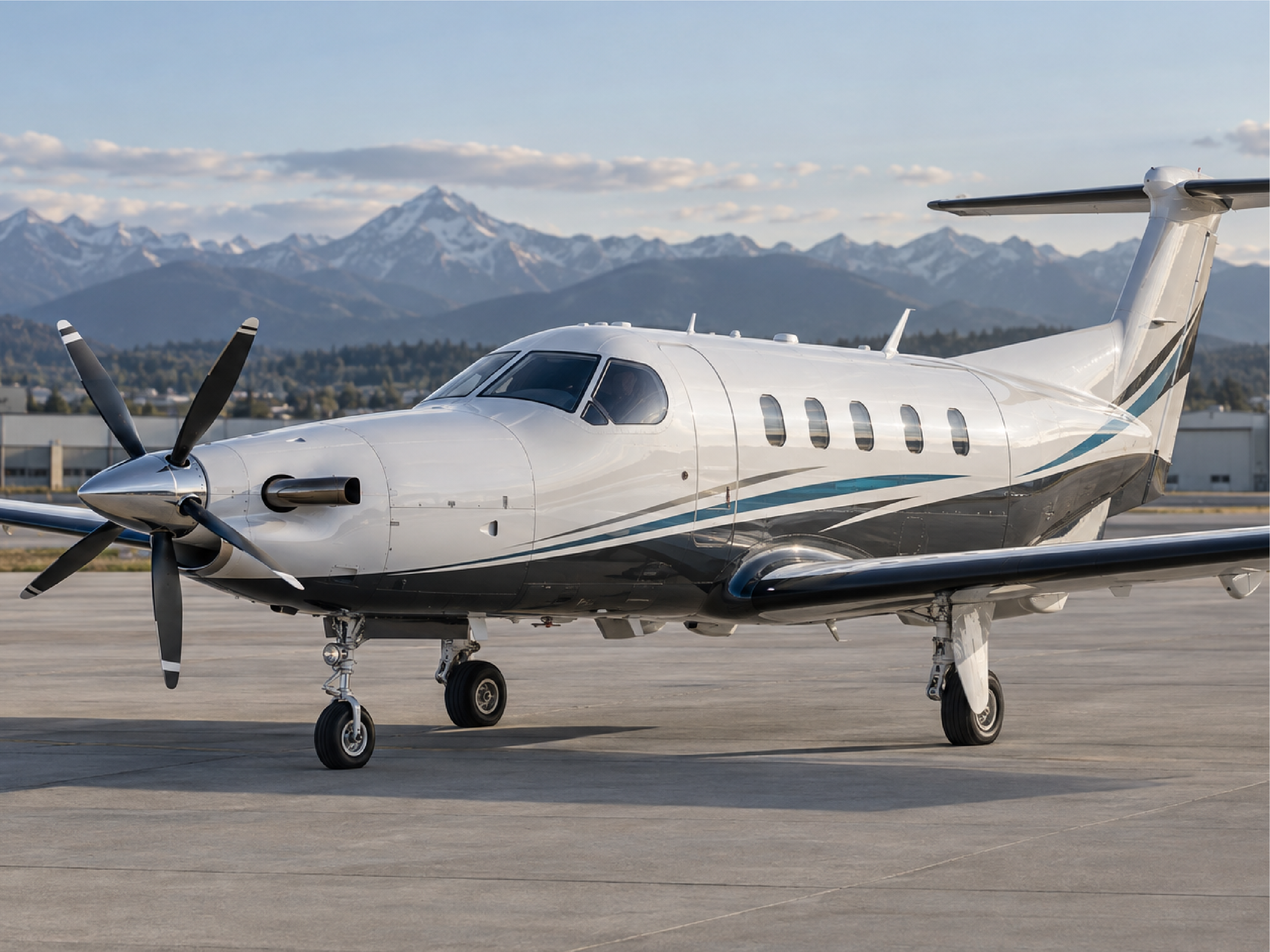 Pilatus PC-12 NGX de Digital Air en pista